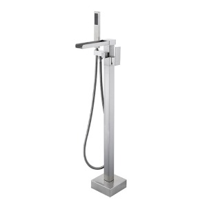 (씨트리)  스탠드 욕조수전 바닥형 욕조 샤워수전 무광 니켈 ST-51001NB