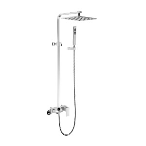 (루바인) 베네 욕실  해바라기 일체형 샤워기 레인샤워 크롬 베네RB08SP