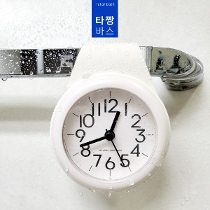 컬러 욕실 방수 시계 젤리 저소음 화장실 주방 흡착식 걸이식 벽시계 (용현바스몰)